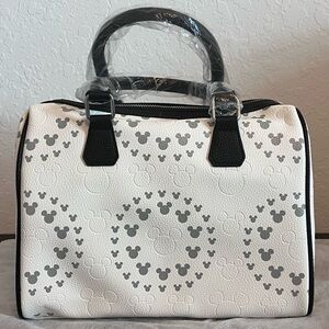 NWT - Mickey icon geometric satchel w/ strap